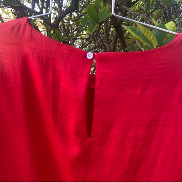 Mango MNG Red Satin Box Dress XS - Picture 5 of 6